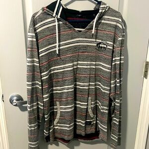 Mens lightweight pocket hoodie